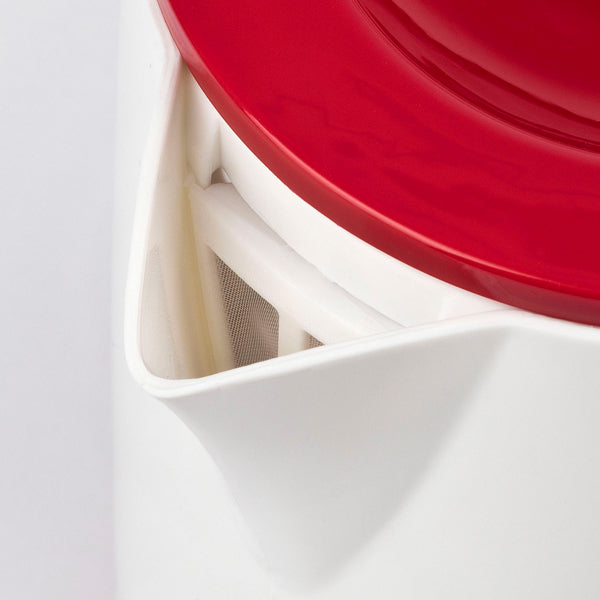 Bollitore elettrico - 800 ml - bianco/rosso - Girmi