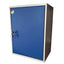 Cassetta portacellulare - 30 posti - 30 x 23 x 40 cm - grigio/blu - Metalplus