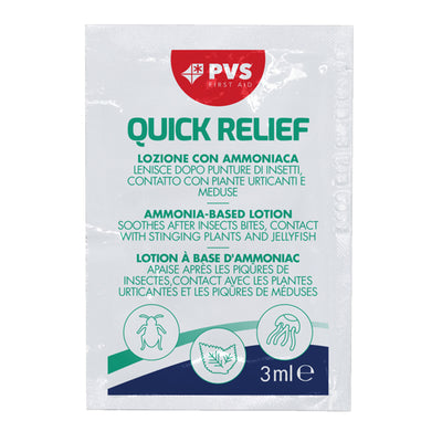 Salviette dopopuntura Quick Relief - in bustine da 3ml cad - PVS - conf. 10 pezzi