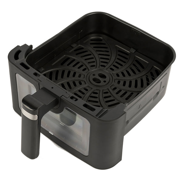 Friggitrice ad aria - a 2 altezze - 6,5 L - 28,5 x 30,5 x 38 cm - nero - Girmi