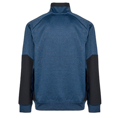 Felpa mezza zip Leeds - taglia M - blu - U-Power
