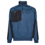 Felpa mezza zip Leeds - taglia XL - blu - U-Power