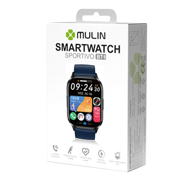 Smartwatch -  Display  AMOLED -  HK21 - Blu - MU