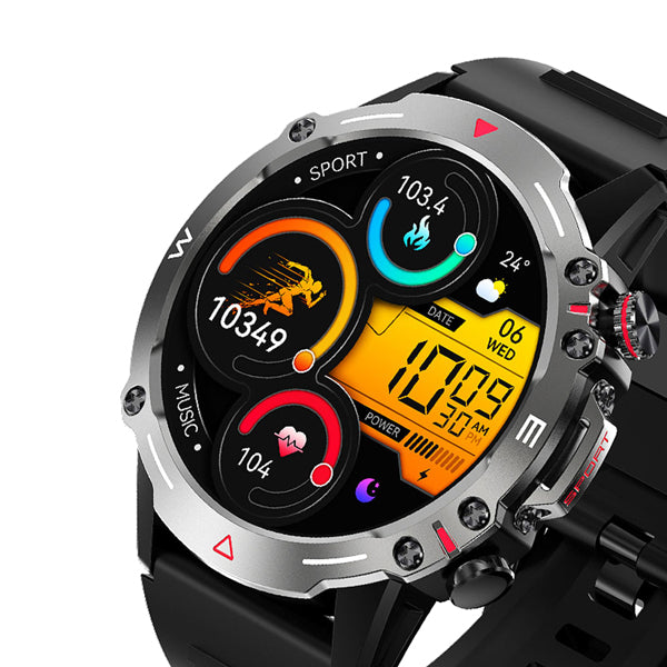 Smartwatch -  Display  AMOLED -  HK87 - Nero - MU