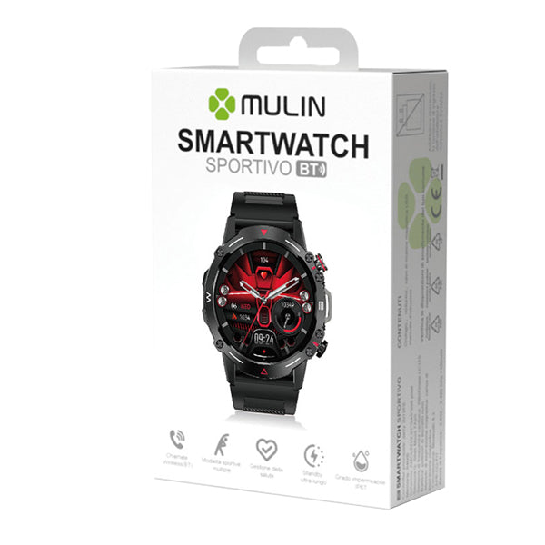 Smartwatch -  Display  AMOLED -  HK87 - Nero - MU