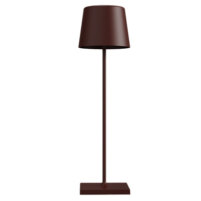 Lampada da tavolo 851 - ricaricabile - 8 x 30 cm - metallo - marrone - Palmina