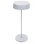 Lampada da tavolo 901 - c/aggancio magnetico - 10 x 30 cm - alluminio - bianco - Palmina