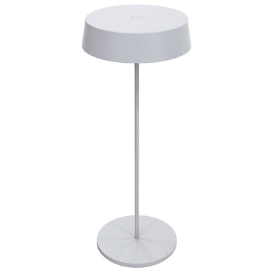 Lampada da tavolo 901 - c/aggancio magnetico - 10 x 30 cm - alluminio - bianco - Palmina