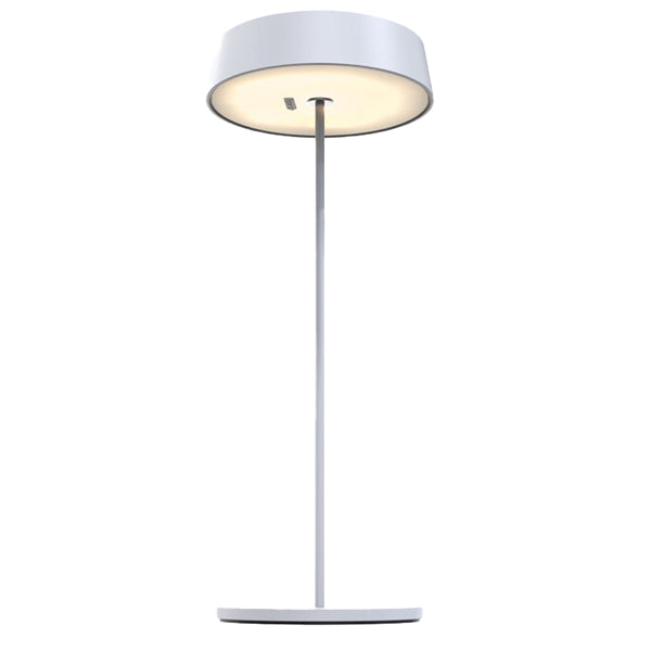 Lampada da tavolo 901 - c/aggancio magnetico - 10 x 30 cm - alluminio - bianco - Palmina