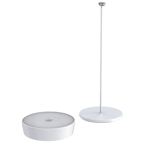 Lampada da tavolo 901 - c/aggancio magnetico - 10 x 30 cm - alluminio - bianco - Palmina