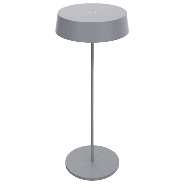 Lampada da tavolo 901 - c/aggancio magnetico - 10 x 30 cm - alluminio - grigio - Palmina