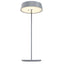 Lampada da tavolo 901 - c/aggancio magnetico - 10 x 30 cm - alluminio - grigio - Palmina