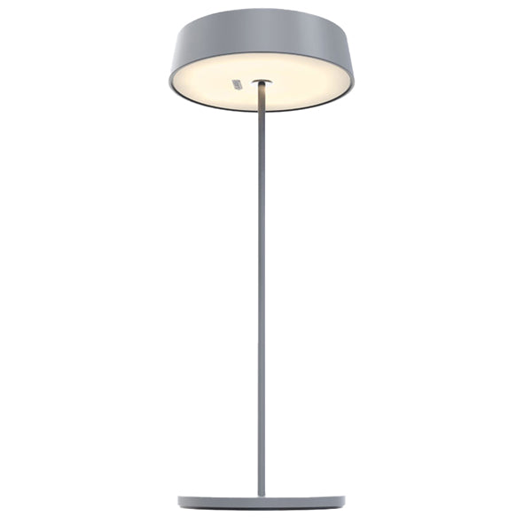 Lampada da tavolo 901 - c/aggancio magnetico - 10 x 30 cm - alluminio - grigio - Palmina