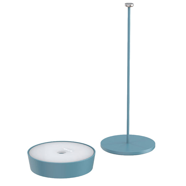 Lampada da tavolo 901 - c/aggancio magnetico - 10 x 30 cm - alluminio - blu - Palmina