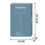 Lampada da tavolo 901 - c/aggancio magnetico - 10 x 30 cm - alluminio - blu - Palmina