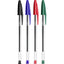 Penna a sfera Cristal - punta media 1,0mm - colori assortiti - Bic - conf. 10 pezzi