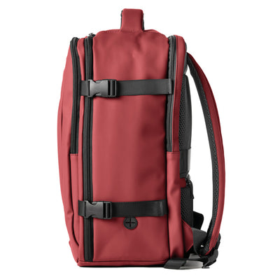 Zaino Cabin Bag Drop2Go - 25 x 20 x 40 cm - gomma - bordeaux - In Tempo
