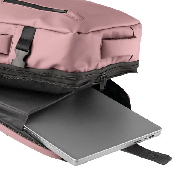 Zaino Travel Backpack Drop2Go - 30 x 15 x 45 cm - gomma - cipria - In Tempo