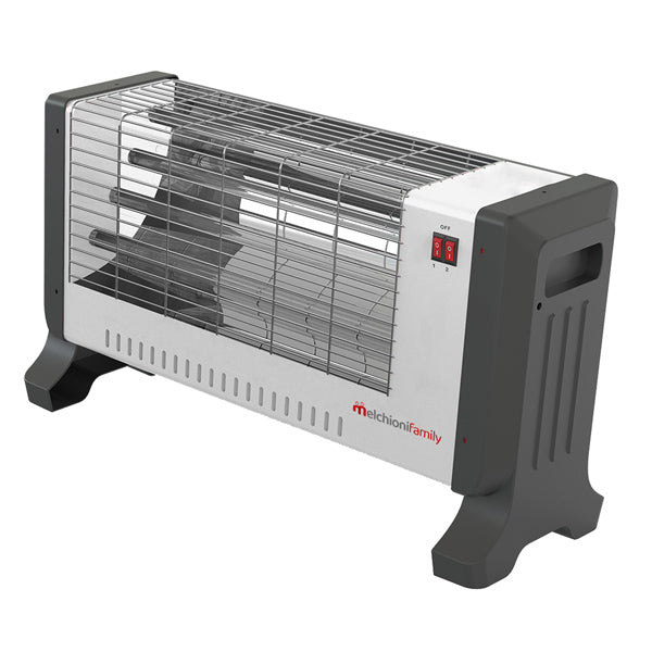 Stufa al quarzo VESUVIO - 1200W - 52 x 30 x 19 cm - Melchioni Family