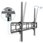 Supporto TV da muro - 42''- 80'' - inclinabile - nero - Irradio