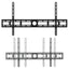Supporto TV da muro - 42''- 80'' - inclinabile - nero - Irradio