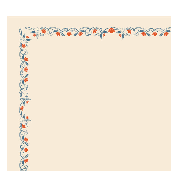Diplomi - stampa offset fiori - A4 - 120 gr - avorio - Sadoch - conf. 10 pezzi