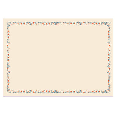 Diplomi - stampa offset fiori - A3 - 120 gr - avorio - Sadoch - conf. 10 pezzi
