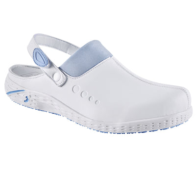 Zoccolo ortopedico Dany - numero 38 - bianco/azzurro - Safety Jogger
