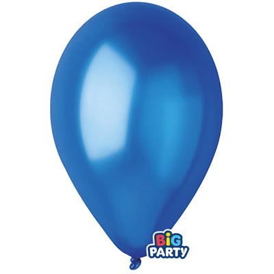 Palloncino - diametro 30 cm - lattice - blu - conf. 10 pezzi