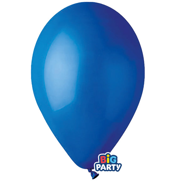 Palloncino - diametro 26 cm - lattice - blu - conf. 16 pezzi