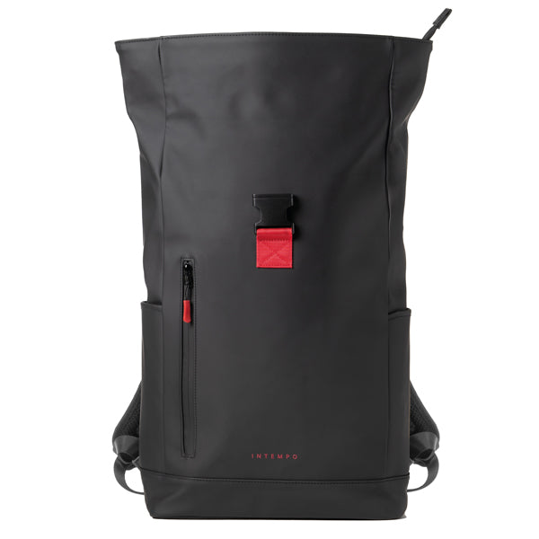 Zaino Roll-top Drop2Go - 30 x 42 x 14 cm - gomma - nero - In Tempo