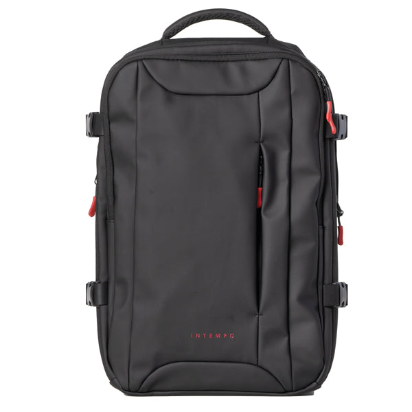 Zaino Cabin Bag Drop2Go - 25 x 20 x 40 cm - gomma - nero - In Tempo