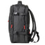 Zaino Cabin Bag Drop2Go - 25 x 20 x 40 cm - gomma - nero - In Tempo