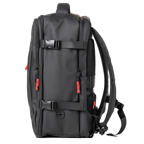 Zaino Cabin Bag Drop2Go - 25 x 20 x 40 cm - gomma - nero - In Tempo