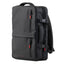 Zaino Travel Backpack Drop2Go - 30 x 15 x 45 cm - gomma - nero - In Tempo