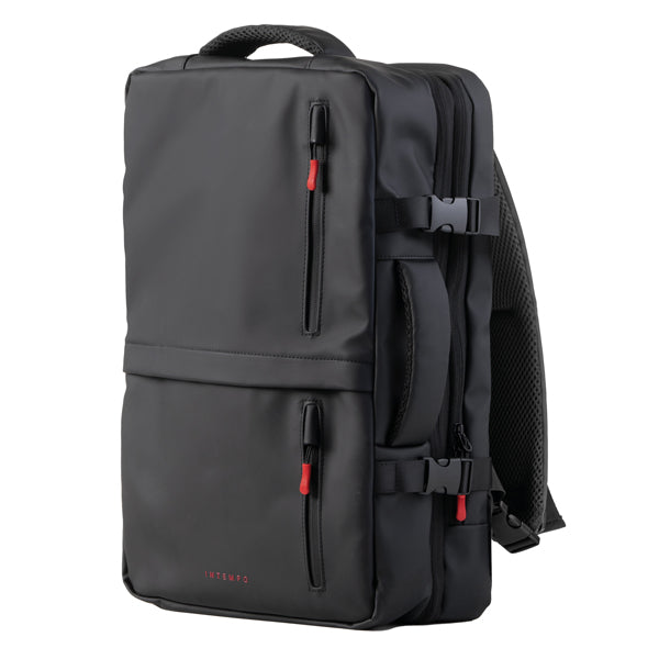 Zaino Travel Backpack Drop2Go - 30 x 15 x 45 cm - gomma - nero - In Tempo