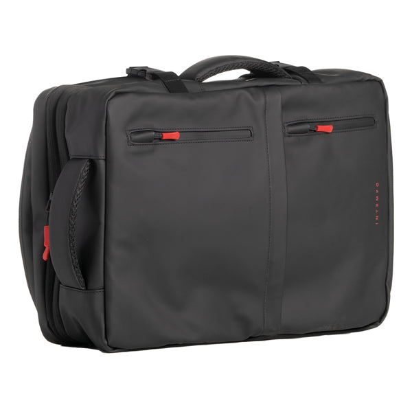 Zaino Travel Backpack Drop2Go - 30 x 15 x 45 cm - gomma - nero - In Tempo