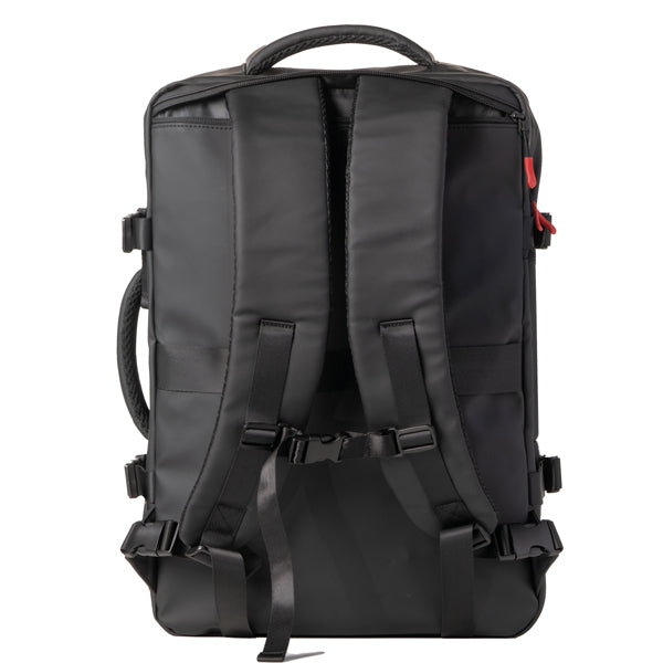 Zaino Travel Backpack Drop2Go - 30 x 15 x 45 cm - gomma - nero - In Tempo