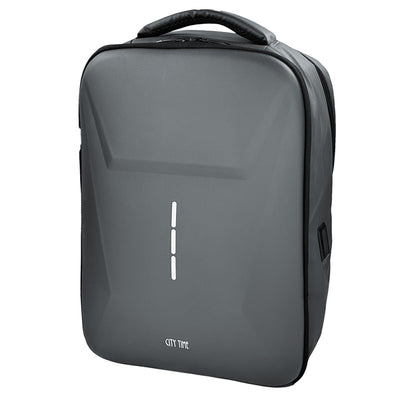 Zaino Titan Big - 15.6" - 30 x 42 x 15 cm - grigio - City Time