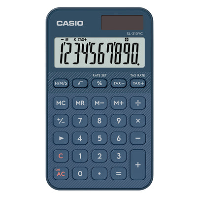 Calcolatrice tascabile SL-310UC - 10 cifre - blu - Casio