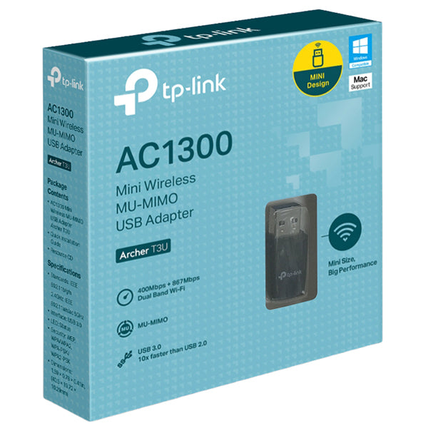 Scheda di rete wireless - USB AC1300 MU-MIMO - Tp-Link