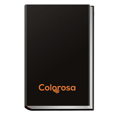 Diario - 12 mesi - copertina rigida antigraffio - nero - Colorosa