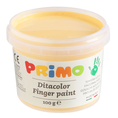 Ditacolor colori a dita - 100ml  - c/pennello - valigetta 6 colori pastello - Primo