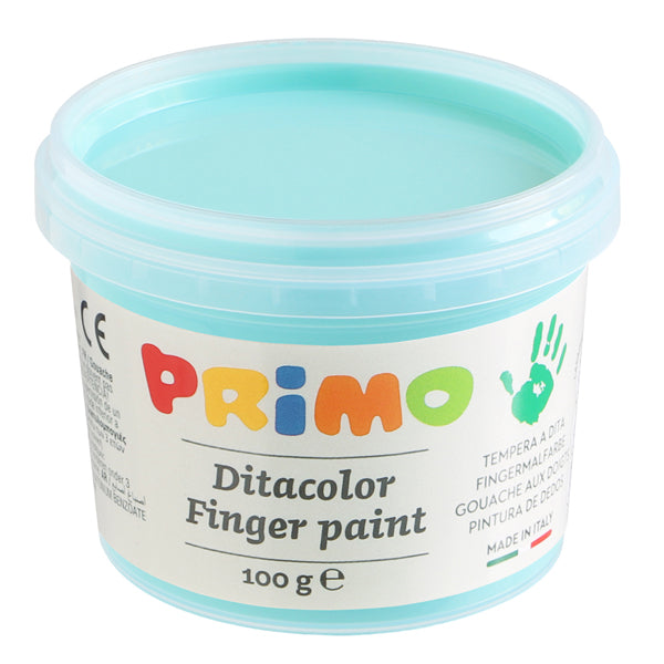 Ditacolor colori a dita - 100ml  - c/pennello - valigetta 6 colori pastello - Primo