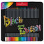 Matite colorate triangolare Black Edition - colori assortiti - Faber-Castell - conf.24 pezzi