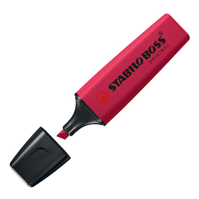 Evidenziatori Stabilo Boss Wildflowers - punta a scalpello - tratto 2 - 5 mm - colori assortiti - Stabilo - deskset 10 pezzi