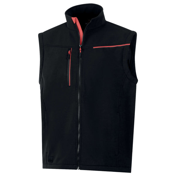 Giacca Softshell 2 in 1 Soccia - taglia M - nero/rosso - Deltaplus