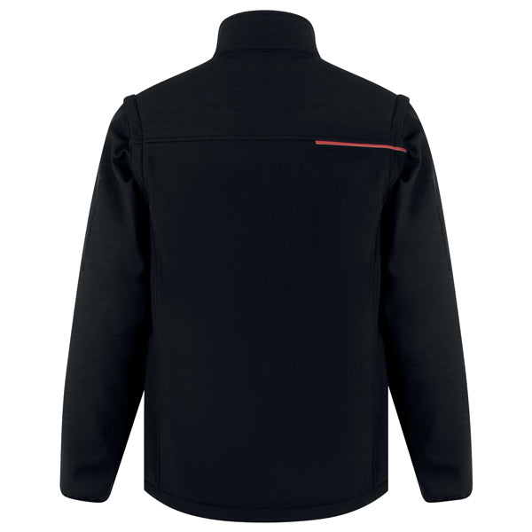 Giacca Softshell 2 in 1 Soccia - taglia XL - nero/rosso - Deltaplus