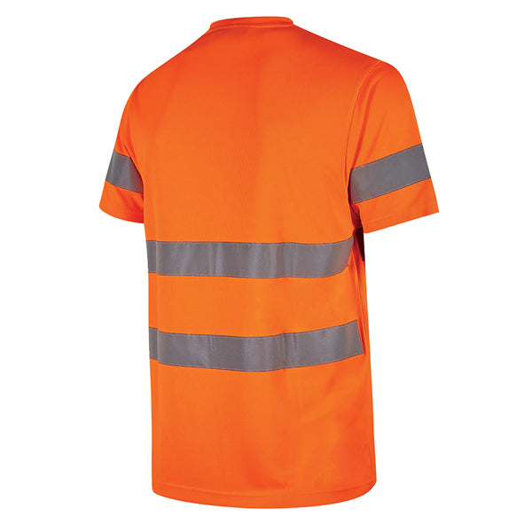 T-shirt alta visibilità Mizar - taglia M - arancio fluo - U-Power - conf. 3 pezzi