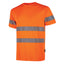 T-shirt alta visibilità Mizar - taglia L - arancio fluo - U-Power - conf. 3 pezzi